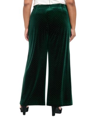 Plus Size Mid-Rise Straight Leg Pants