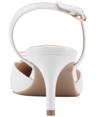 Women's Pracen Bow Slingback Kitten Heel Pumps