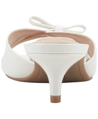 Women's Rissie Bow Low Kitten Heel Dress Sandals