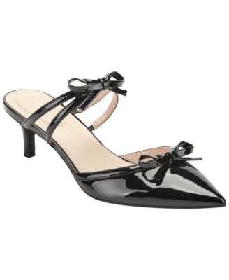 Women's Meggin Strappy Bows Slip-On Kitten Heel Pumps