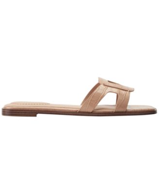 Women's Vienma Square Toe Slide Flat Sandals