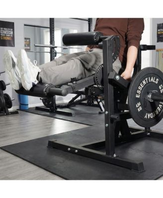 Leg Extension & Curl Machine, Adjustable Home Gym Equipment