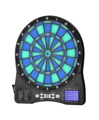 Electronic Dart Board, LED-Illuminated Dartboard with 48 Games, 500+ Variations and LCD Cricket Scoring for Up to 8 Players