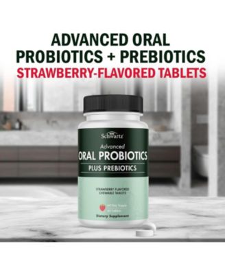 Oral Probiotics Supplement with Prebiotics, 180ct