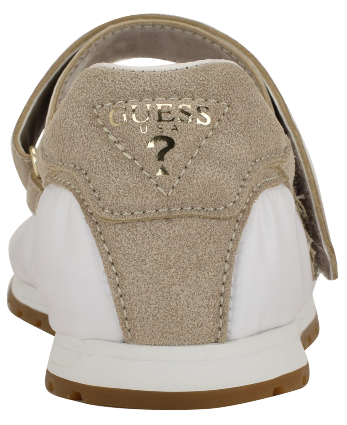 Guess Womens Treece Suede Sporty Mary Jane Flat Sneakers