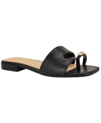 Women's Tablita Ornamented Toe Loop Flat Sandal