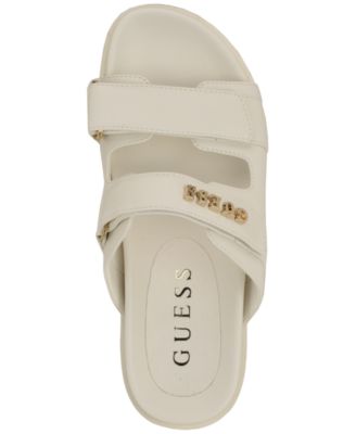 Womens Faxon Platform Lug Sole Footbed Sandals