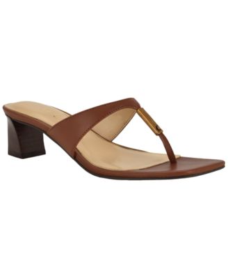 Women's Yaiza Leather Block Heel City Sandals
