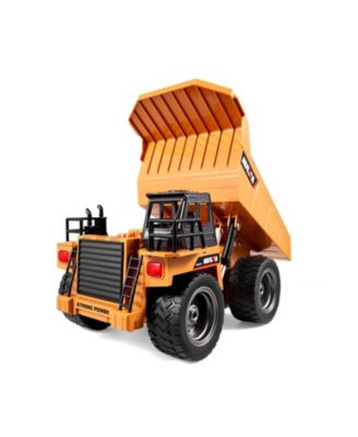 1:18 Scale RC Dump Truck with Metal Cabin & Working Headlights