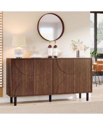 Sideboard Buffet Cabinet with Storage, 55"