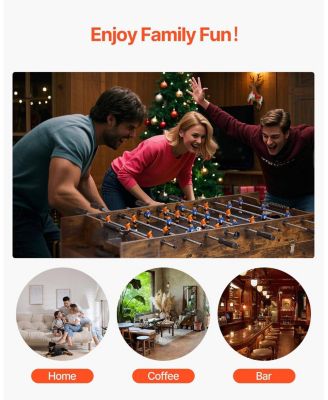 3-in-1 Game Table 54" Combo Table with Air Hockey Ping Pong and Foosball