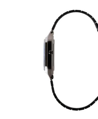 Unisex Japanese Quartz Liberty Limited Edition Black IP Stainless Steel Watch, 29.8mm