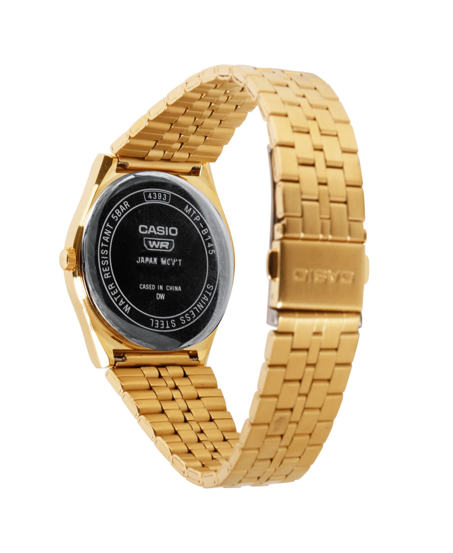 Мужские часы Casio Japanese Quartz Gold-Tone Stainless Steel Watch, 35mm — фото 3