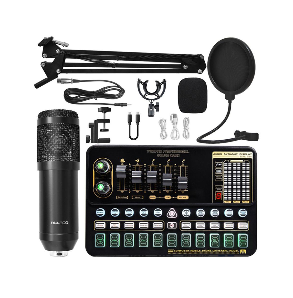 Artudatech Pro Sound Card Kit for Live Streaming Featuring Otg Clear Audio, 16 Sound & 14 Voice Effects