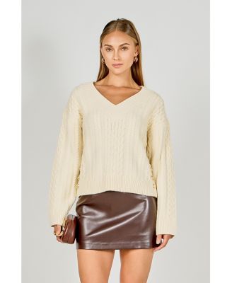 Women's Cable Knit Sweater