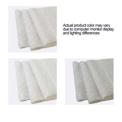 Queen Size Ivory Boucle Platform Bed with Storage Drawers