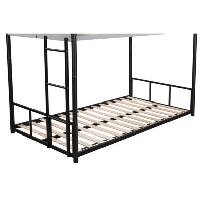 Twin Over Twin Bunk Bed with Trundle