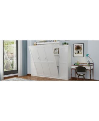 Murphy Bed with Wardrobes & Shelves