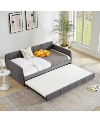 Daybed, sofa bed metal framed with trundle