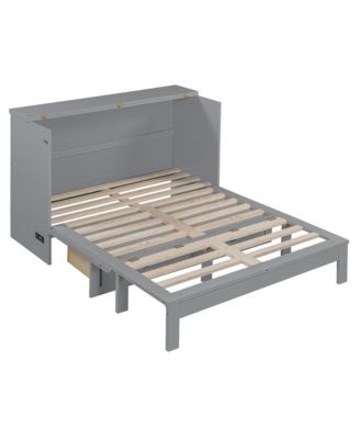 Full Size Murphy Bed with Large Drawers