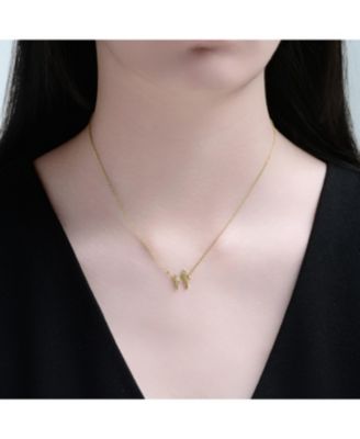 Women's 14K Gold Plated Mother & Son Family-Themed Necklace