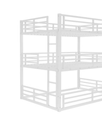 Streamdale Triple Bunk Bed, Metal, Heavy-Duty
