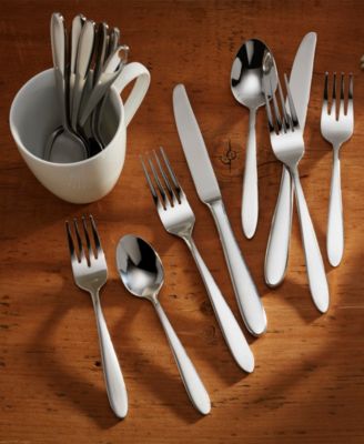 Mooncrest 65 Piece Everyday Flatware Set, Service For 12