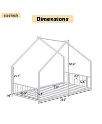 Twin LED Light Roof Bed Frame
