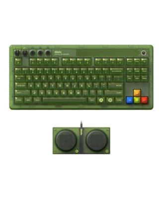 Retro 87 for Windows and Android - Xbox Edition - Mechanical RGB Backlit Wireless Gaming Keyboard