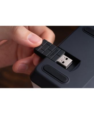 Retro 18 Wireless Mechanical Number Keypad and Calculator for Windows and Android - Fami Edition