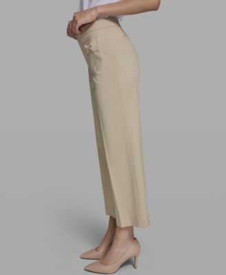Women's Straight Bow Pocket Pants
