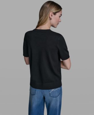 Women's Karl and Choupette Crewneck Graphic Sweater