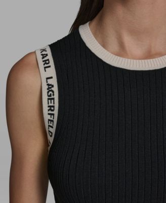 Women's Sleeveless KLP Trim Tank Top