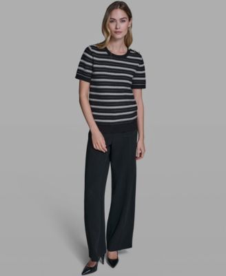 Women's Striped Crewneck Sweater