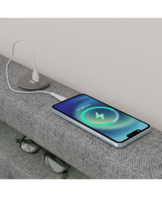 Twin Bed Frame- USB, LED, Headboard & 4 Storage Drawers