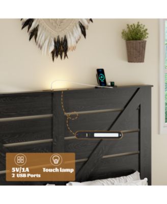 Full Wood Platform Bed Frame, Noise Free, Easy Assembly, Under Bed Storage