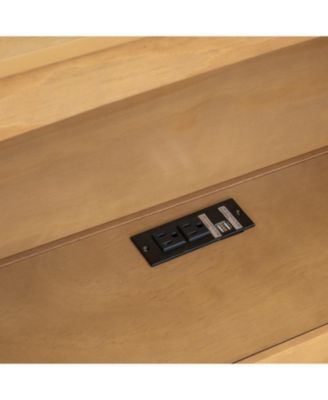 Twin Wood Daybed with Storage & USB