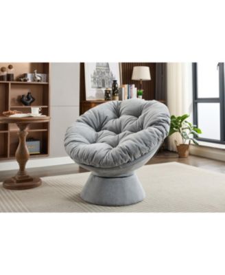 Oversized Swivel Accent Chair