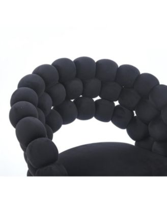 + 2 Pc. + Cushioned + Golden Legs + Chair