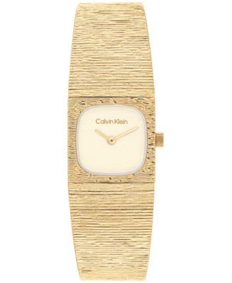 Women's Sophisticated Gold Tone Stainless Steel Bracelet Watch, 20mm