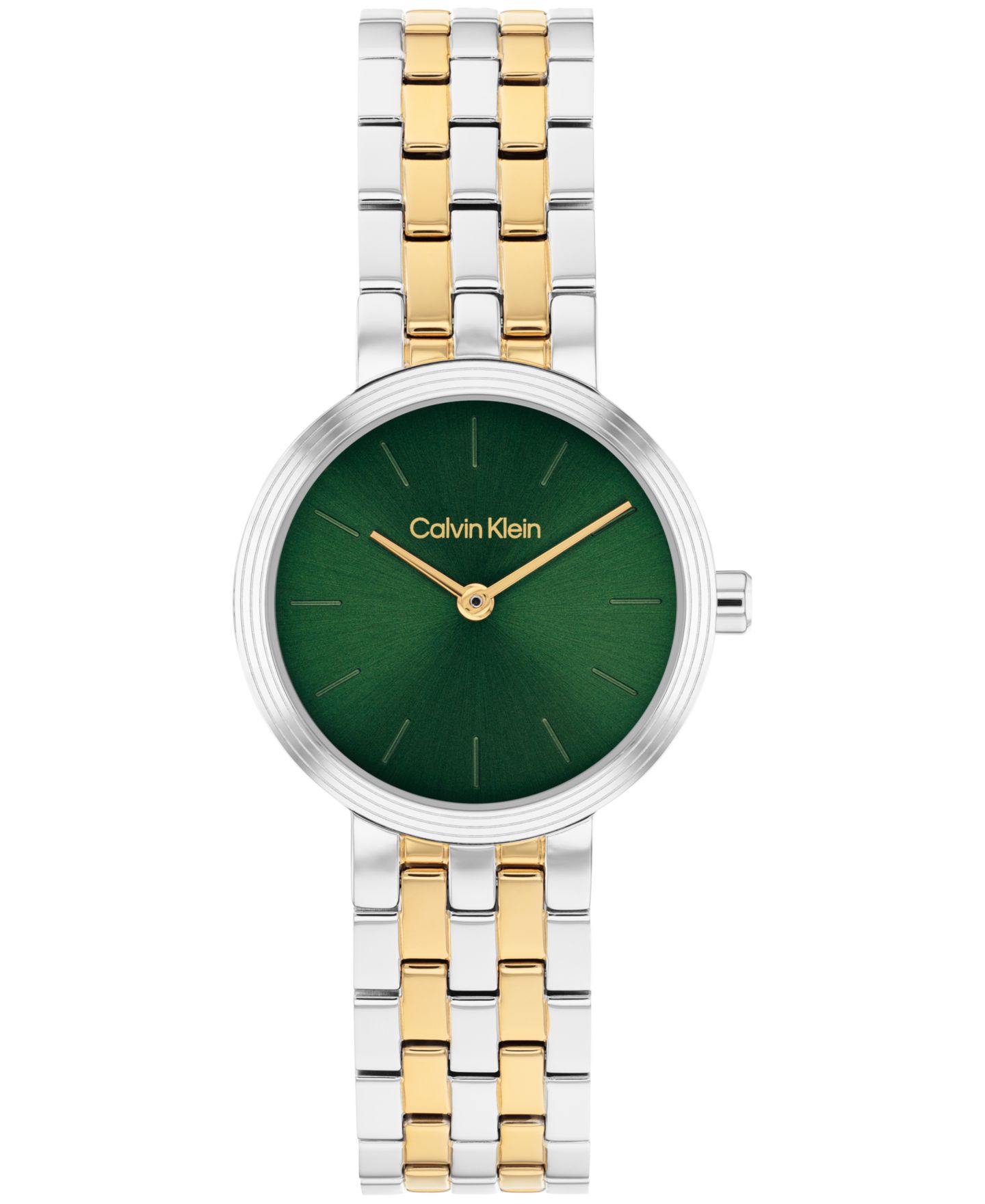Женские часы Calvin Klein Forme Two Tone Stainless Steel Bracelet Watch, 26mm — фото 1
