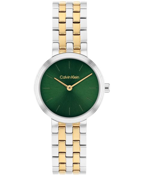 Женские часы Calvin Klein Forme Two Tone Stainless Steel Bracelet Watch, 26mm