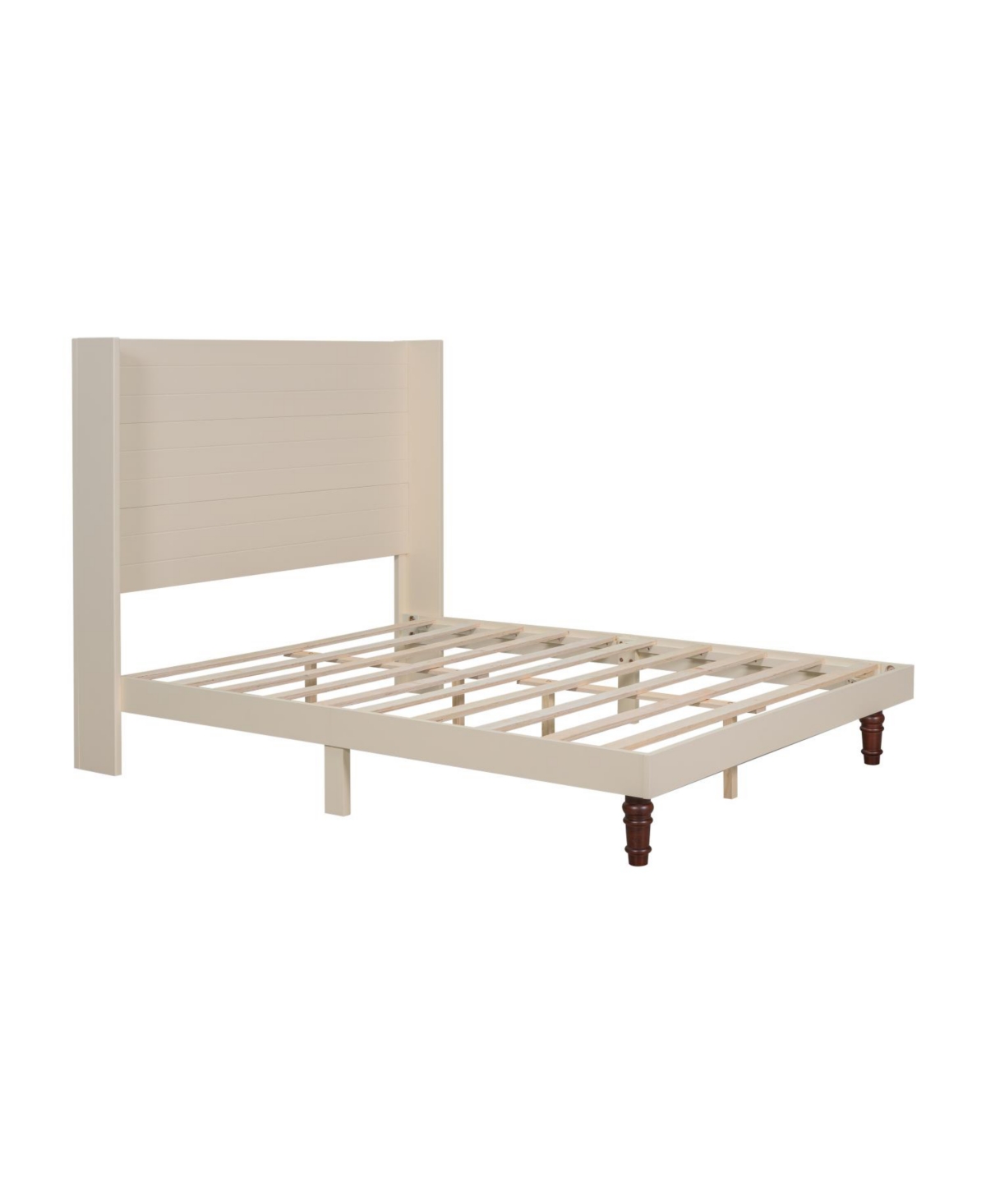 Streamdale Furniture Elegant High Headboard Queen Bed