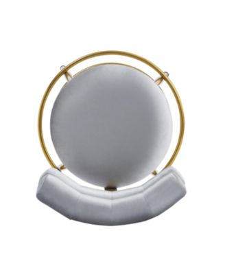  Modern Dark Gray Velvet Counter Stools (Set of 2