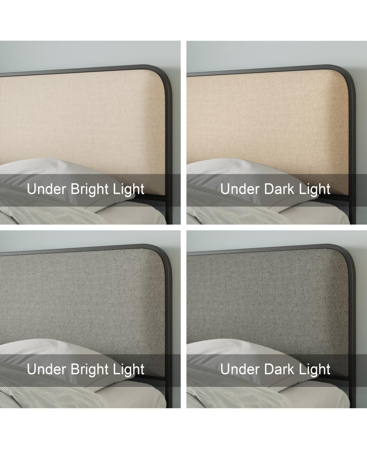 Streamdale Furniture Streamdale Modern Queen Bed Frame with Upholstered Headboard, Footboard, and Underbed Storage