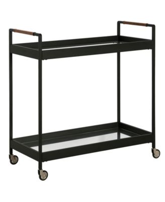Riyo 33" Wide Rectangular Bar Cart