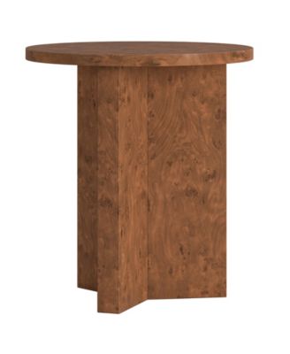 Anders 20" Wide Burled Side Table