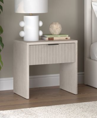 Kenslow 24" Wide Rectangular Fluted Nightstand