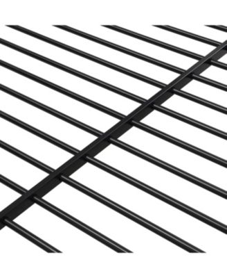 Twin Over Full with trundle Metal Bunk Bed, No Box Spring Needed, Easy Assemble