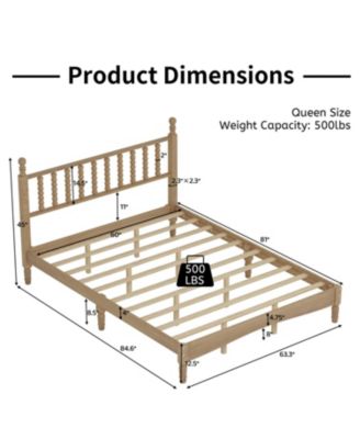 Wood Platform Bed